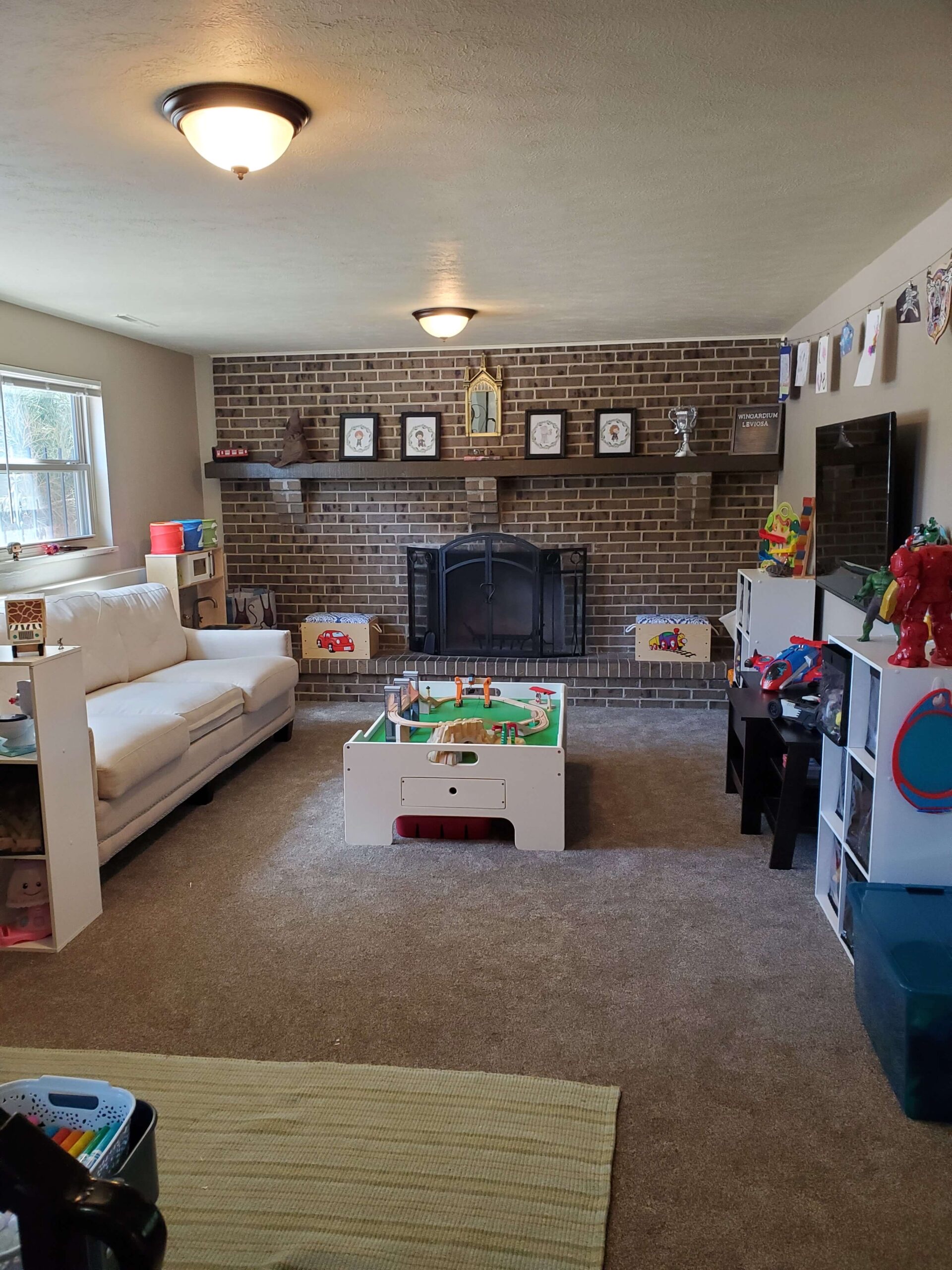 Living Space after organizing by Clarity for Your Chaos