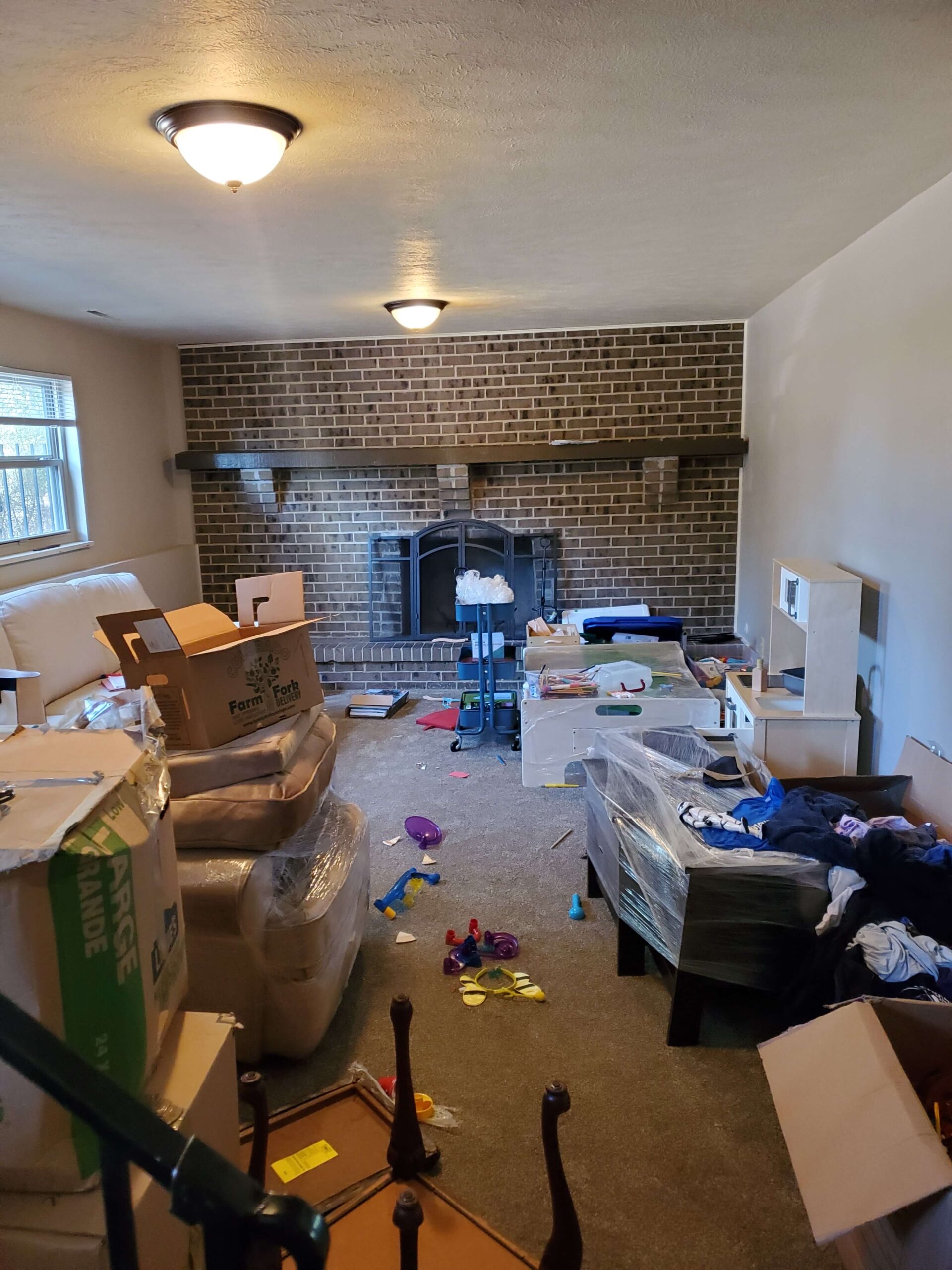 Living Space before organizing — Colorado Springs